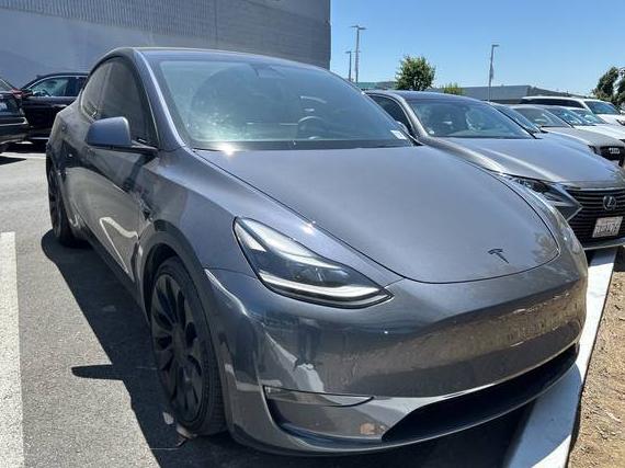 TESLA MODEL Y 2022 7SAYGDEF9NF491697 image